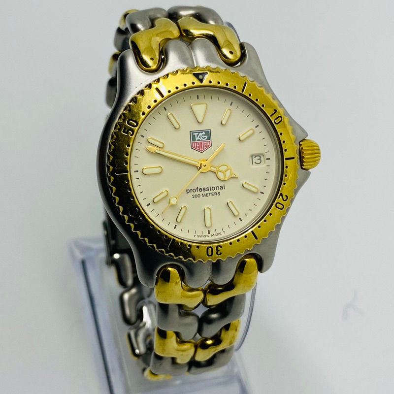 Jual Tag Heuer Fish Bone Two Tone Shopee Indonesia