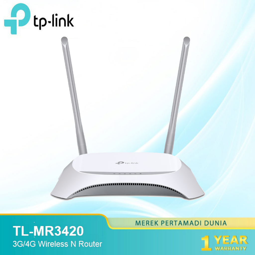 Jual TP-LINK TL-MR3420 300Mbps Wireless N Router 3G / 4G Wireless N ...