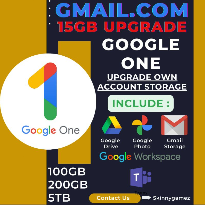 Jual Google Drive Storage Cloud GOOGLE ONE GOOGLE DRIVE GOOGLE