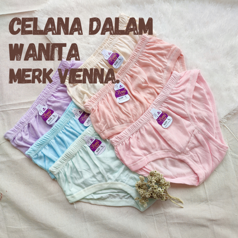 Jual Celana Dalam Undies Cd Sempak Wanita Cewek Polos Katun Size