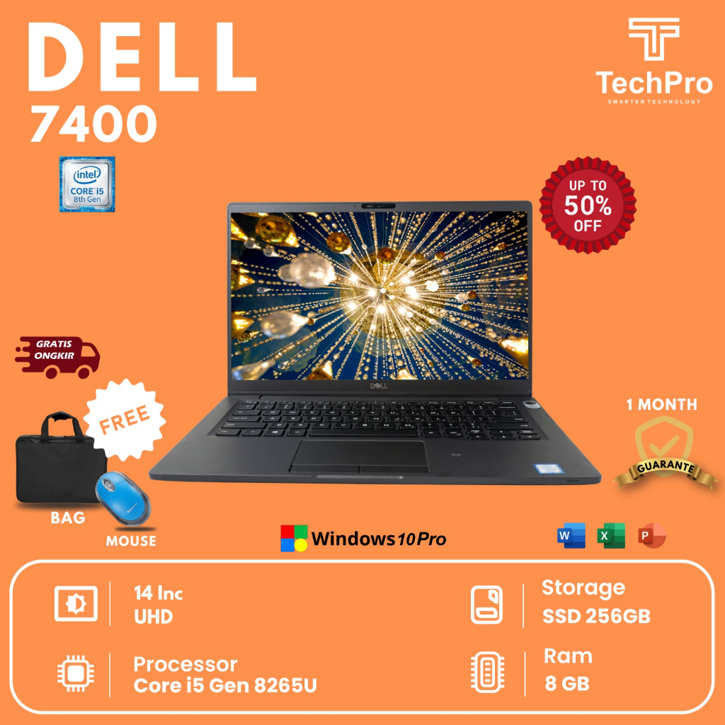Jual LAPTOP DELL LATITUDE E7400 CI5 GEN 8 ||RAM 8 SSD 256|| TERMURAH ...