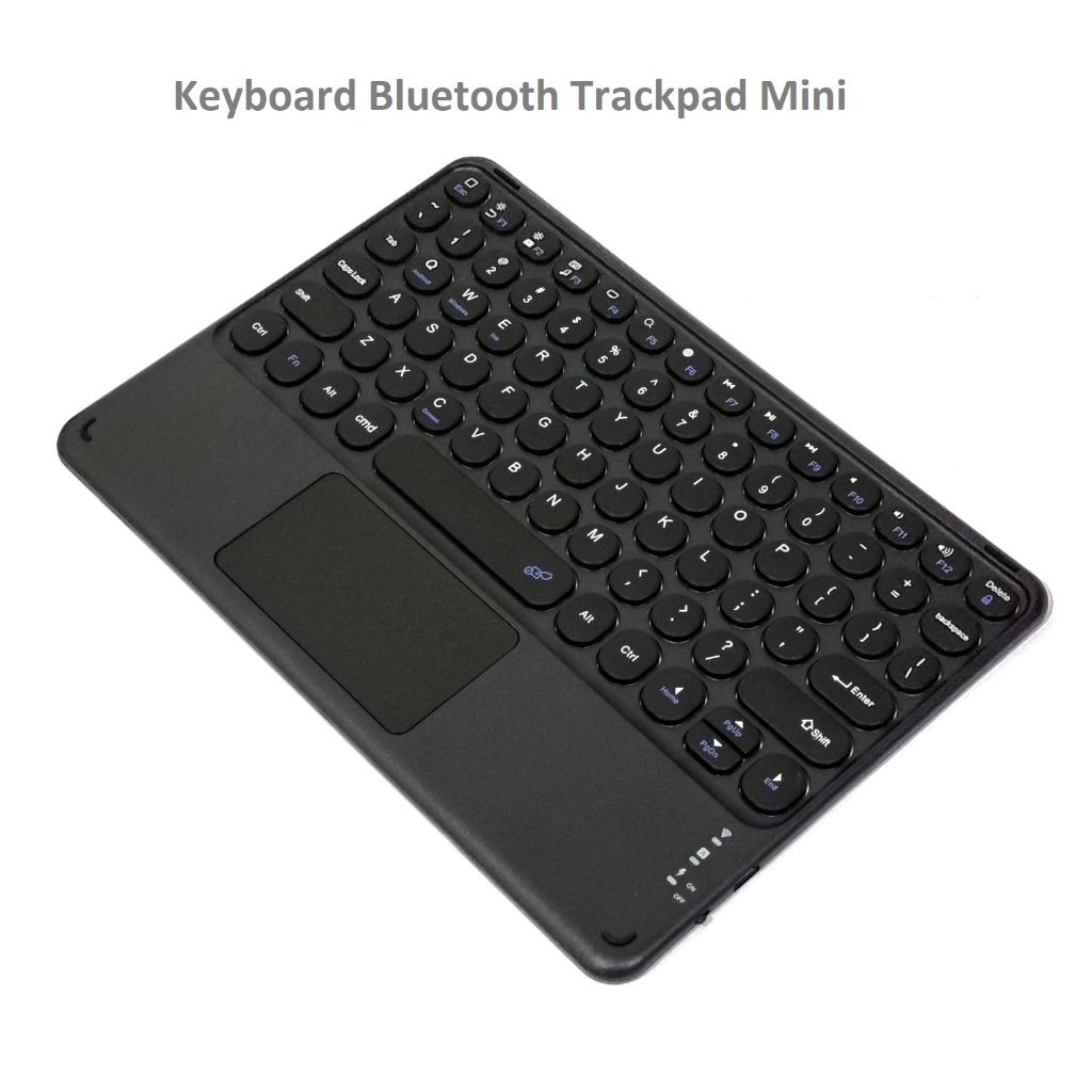 Jual Keyboard Bluetooth Trackpad Mini Slim Wireless Keyboard Touchpad