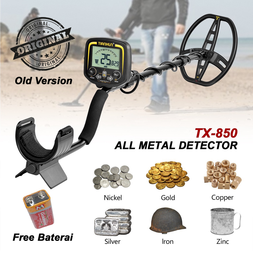 Jual ORIGINAL TIANXUN TX 850 Metal Detektor TX850 Logam Emas Pendeteksi ...