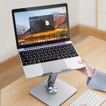 JOPREE P30 Aluminium Metal Stand 360 Rotate For Laptop Notebook Macbook Tablet Adjust Size 17