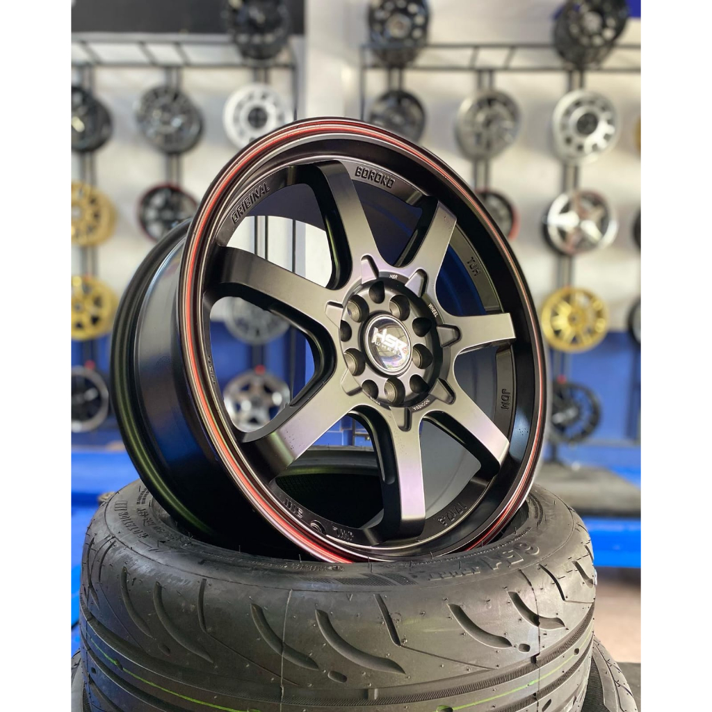 Jual VELG RACING HSR TJH RING 17 LUBANG 5X100 DAN 5X114,3 / VELG TE37 ...