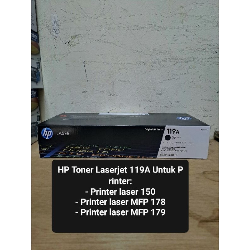 Jual Toner cartridge hp 119a black (w2090a) original | Shopee Indonesia
