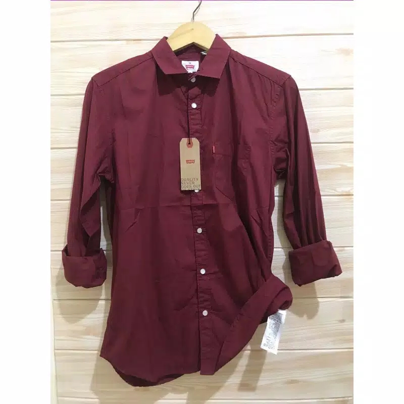 Jual Baju Kemeja Lengan Panjang Polos Pria Baju Kemeja Polos Pria Kekinian Shopee Indonesia