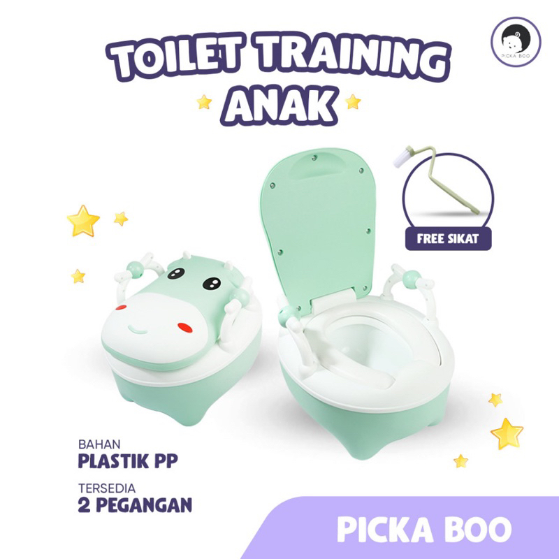 Jual PICKA BOO Baby Potty Kloset Anak Pispot Duduk Potty Training Bayi ...
