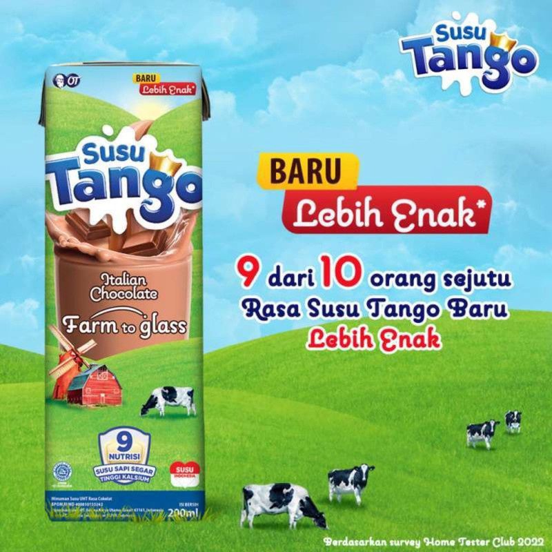 Jual Tango Drink Velluto Susu Uht Italian Chocolate Ml Shopee