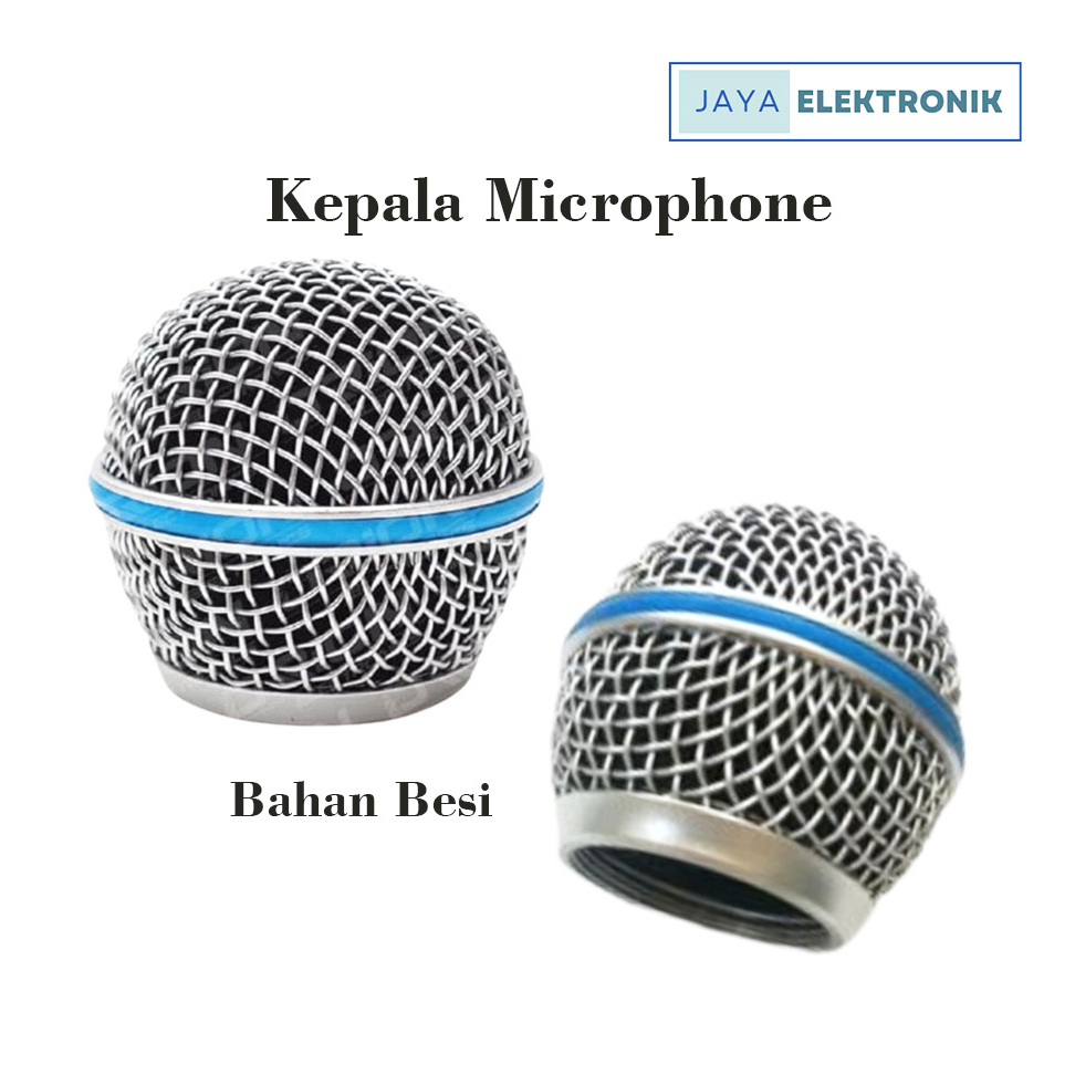 Jual Grill Kepala Microphone Besi Kepala Mic Besi Silver UNIVERSAL Shopee Indonesia