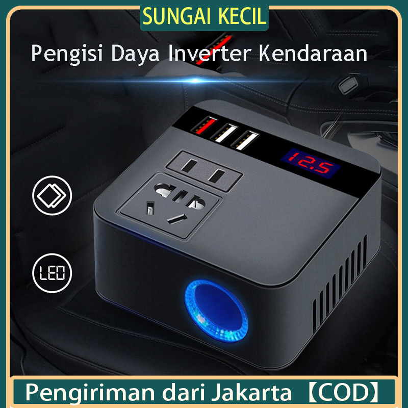 Jual (ada Stok, Dikirim Dari Jakarta) Inverter Mobil AC 12V/24V Ke DC ...