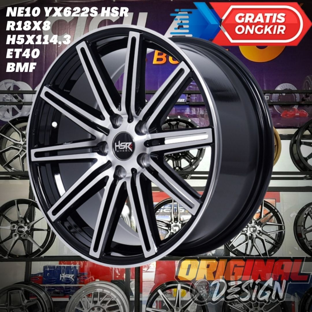 Jual Velg Mobil Ring 18 R18 HSR NE10 Untuk Delica , Expander , FTO ...
