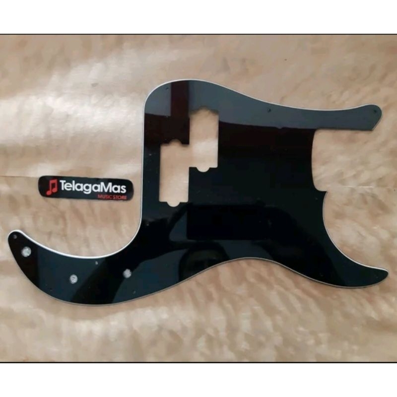 Jual pickguard bass fender precision model black Shopee Indonesia