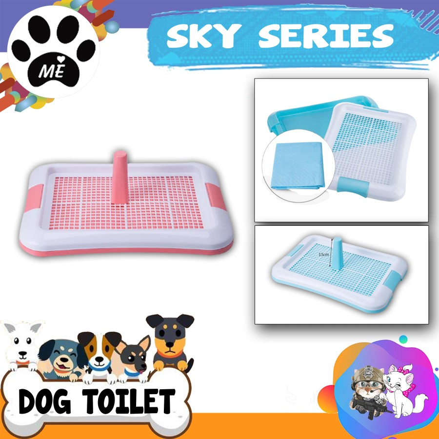 Portable Dog Toilet With Tray – Indoor Puppy Training Pad Holder, Anti-Tear Design, Keeps Paws Dry