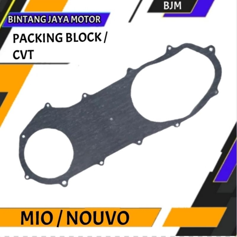 Jual Gasket Packing Blok Cvt Hitam Mio Nouvo Shopee Indonesia