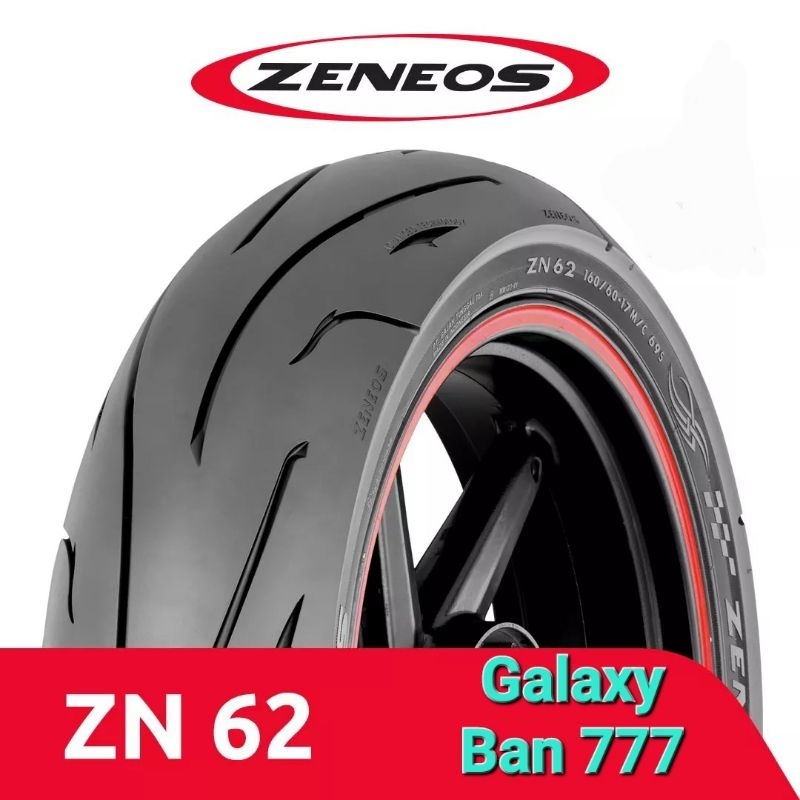 Jual Ban Motor Zeneos ZN62 90/80-14 ( ZN 62 ) ( Tubeless ) Ban Depan ...