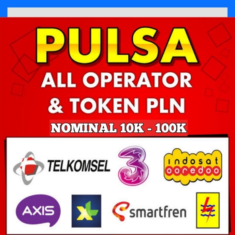 Jual Jual Pulsa All Operator & Token Listrik (Fast Respon) | Shopee