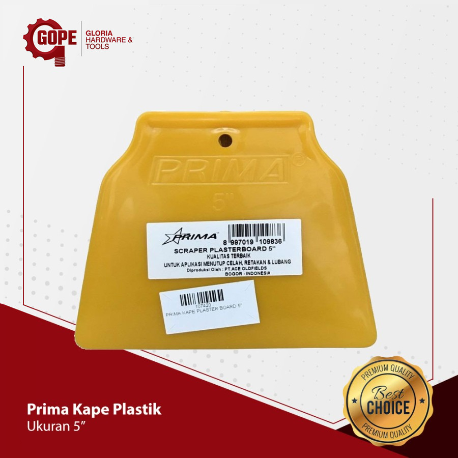 Jual Prima Kape Plaster Scrap Skrap PVC Board 5