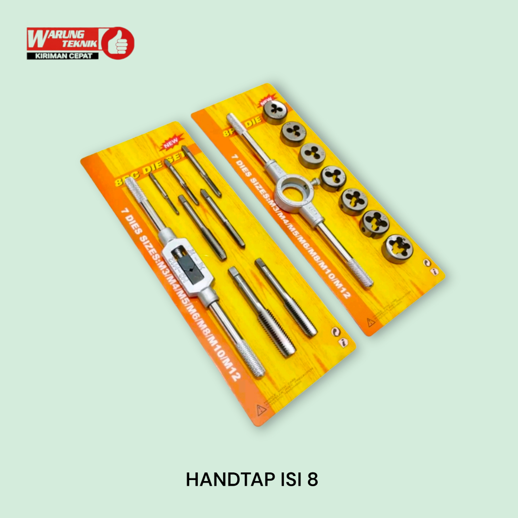 Jual Handtap Hand Tap Senai Drat Derat Set Isi M M M M M M M Shopee Indonesia