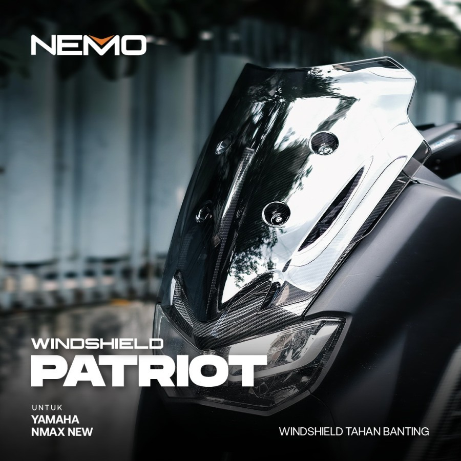 Jual Windshield Visor Patriot Yamaha All New Nmax 2020 Nemo | Shopee ...