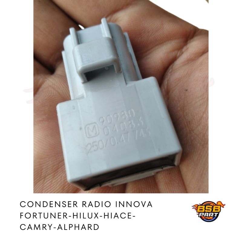 Jual Condensor Radio mobil Original INNOVA-FORTUNER-HILUX-HIACE-CAMRY ...