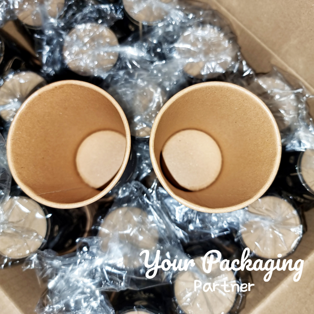 Jual PAPER CUP 8OZ CRAFT MOTIF / GELAS KERTAS KOPI TEH DLL | Shopee ...