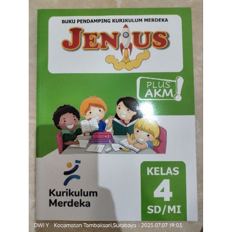 Jual Buku JENIUS KELAS 4 SD/MI Semester 1 Tahun 2023 | Shopee Indonesia