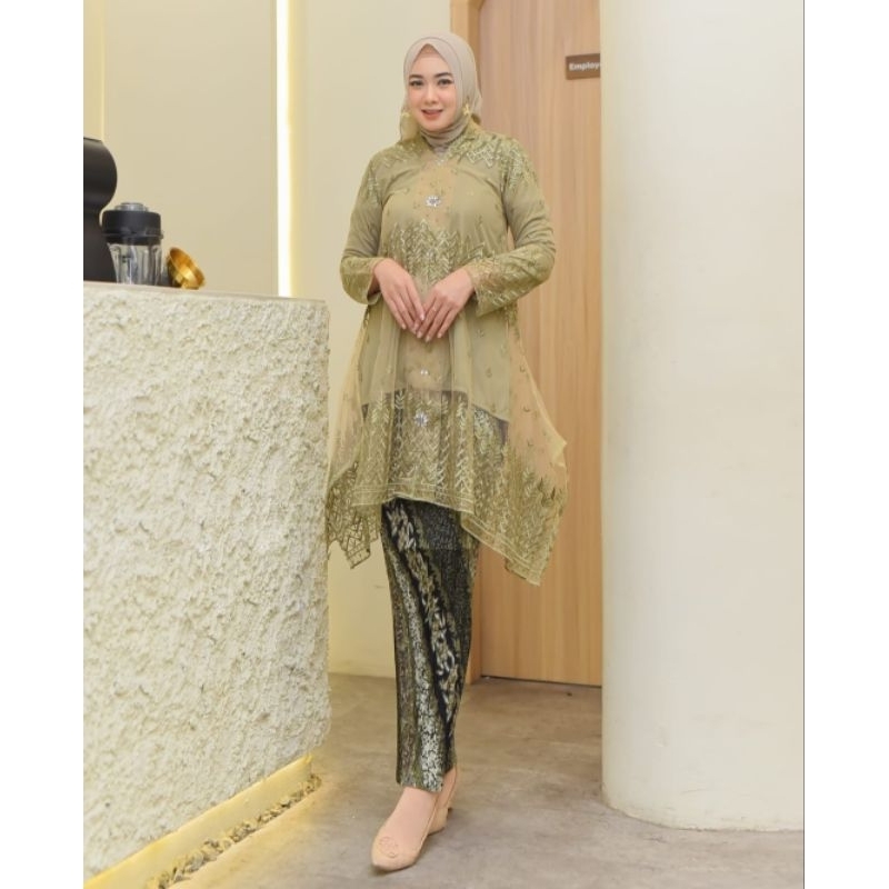 Jual Set Floy Tunik Tille Payet Tara Kebaya Kebaya Pesta Kebaya