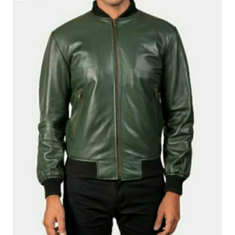 Jual jaket kulit domba model rib army | Shopee Indonesia