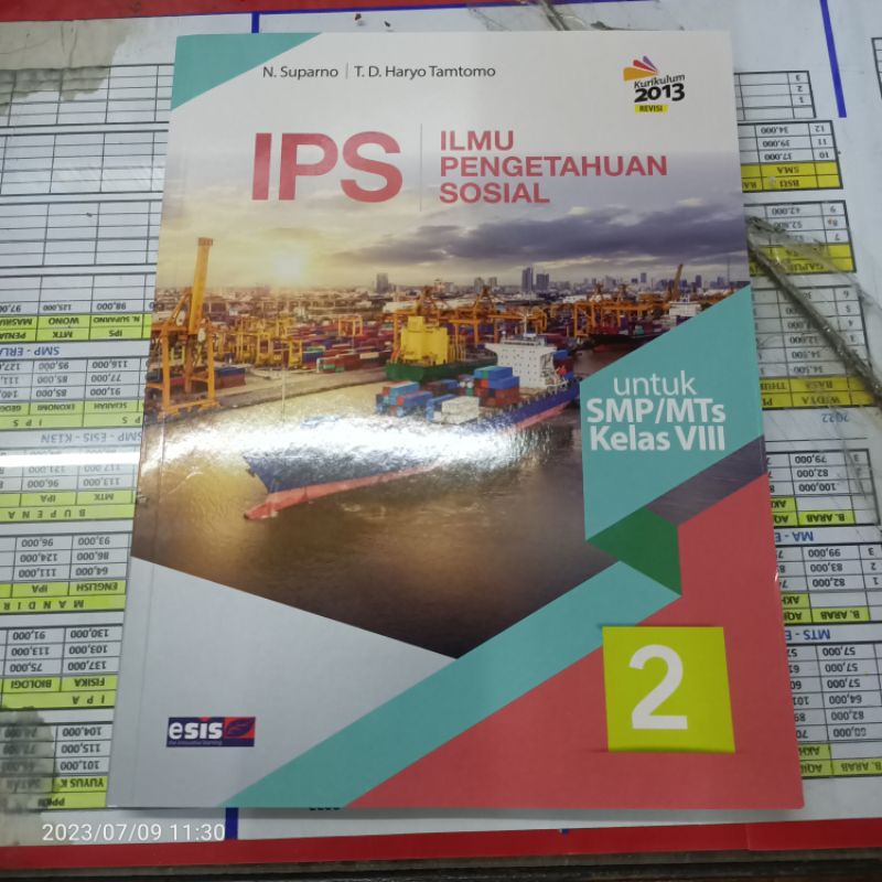 Jual Buku Ips Smp Mts Kelas 8 Penerbit Esis Erlangga Original Shopee