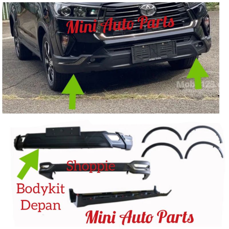 Jual Body Kit BODYKIT Bemper BUMPER Depan INNOVA Venturer FACELIFT ...