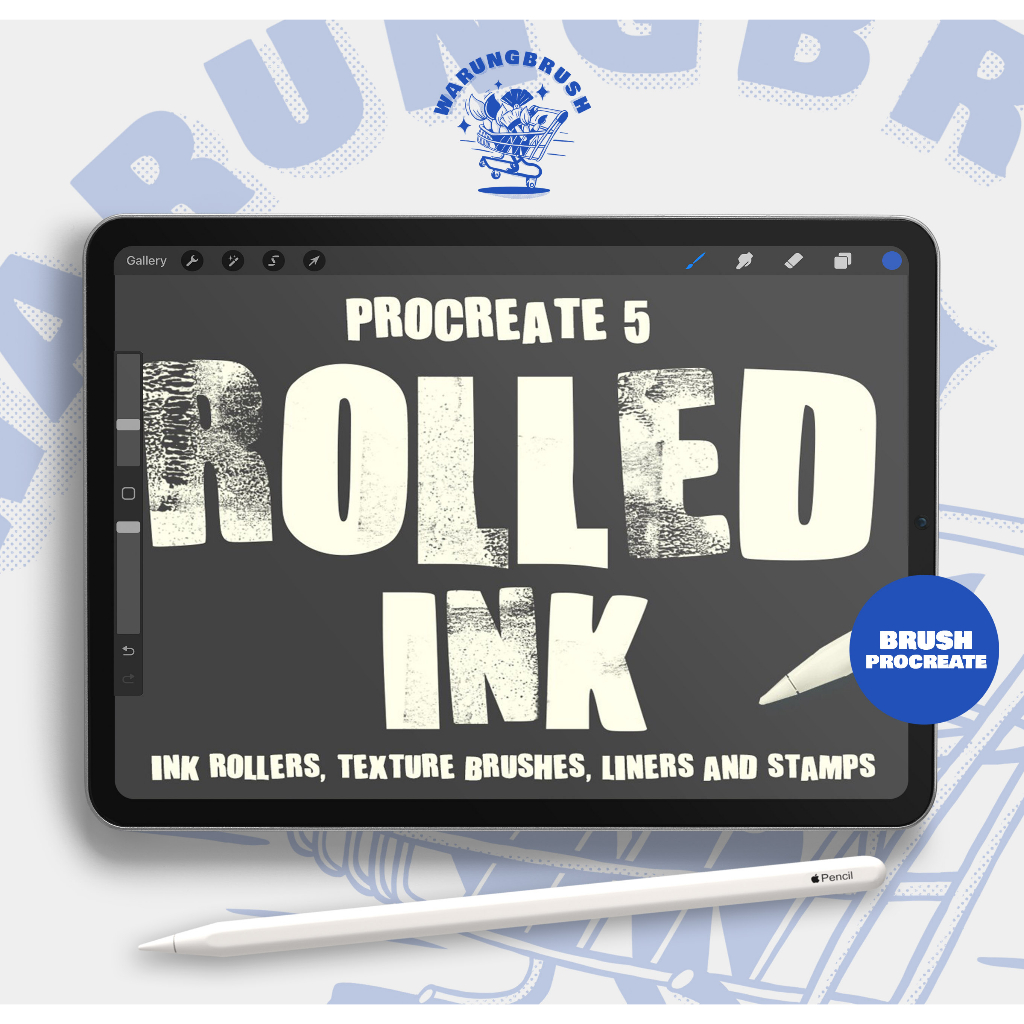 Jual Rolled Ink Brushes for Procreate 5 BP00255 | Shopee Indonesia