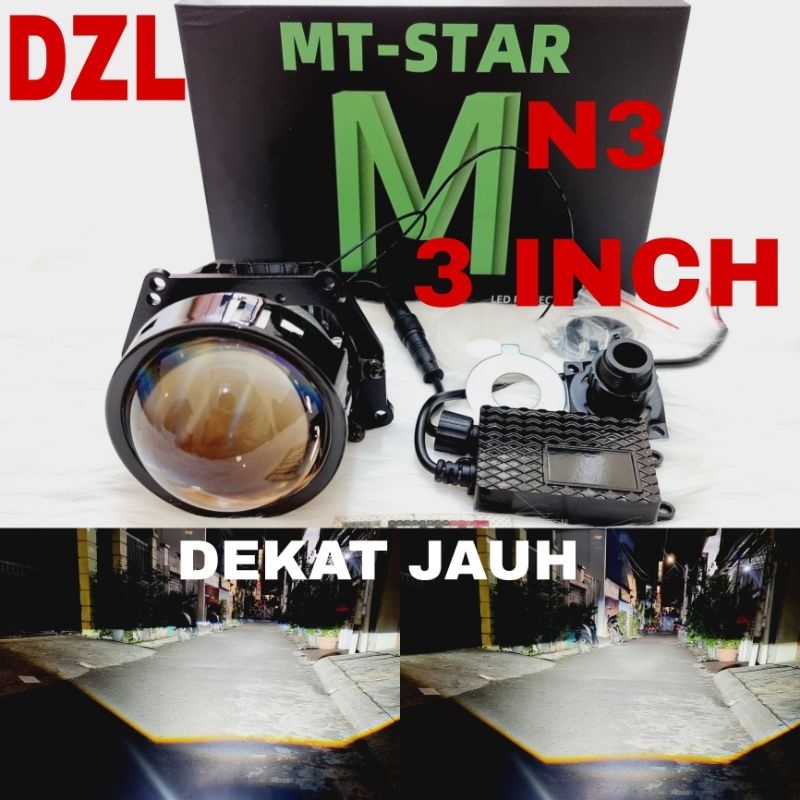 Jual Lampu Utama Projector Biled Mt Star N Inch Inc In Projie Proji