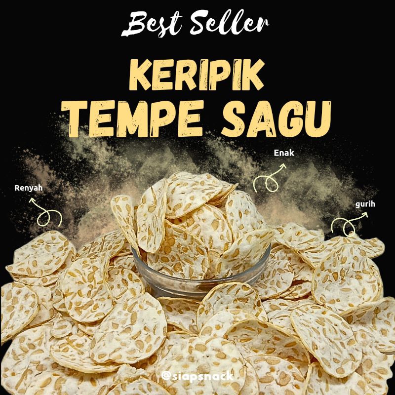 Jual Keripik Tempe Sagu Asin / Tempe Sagu Mini Crispy | Shopee Indonesia