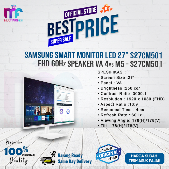 Jual Samsung Smart Monitor LED 27