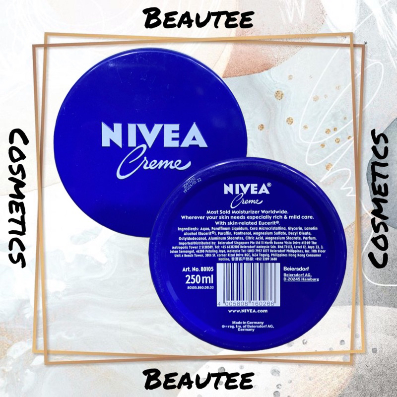 Jual Nivea Creme Original Germany Moisturizer 250ml Shopee Indonesia