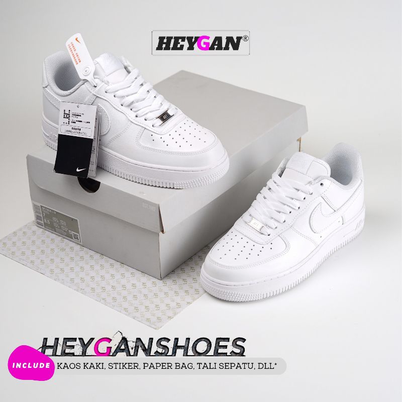 Jual Nike Air Force 1 Low Triple White 315122-111 Authentic Tembus ...