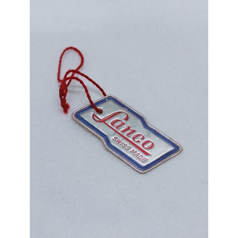 Jual Lanco swiss made hang tag gantungan label merk jam tangan antik ...