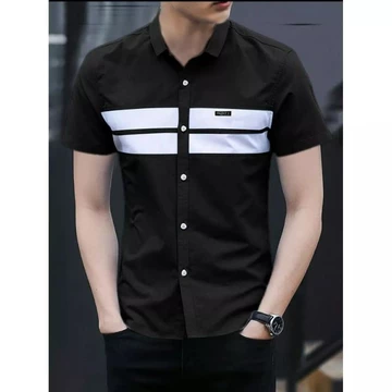 Kemeja Pria Lengan Pendek M L Xl Jumbo Kemeja Rusty Pria Kemeja Polos Pria