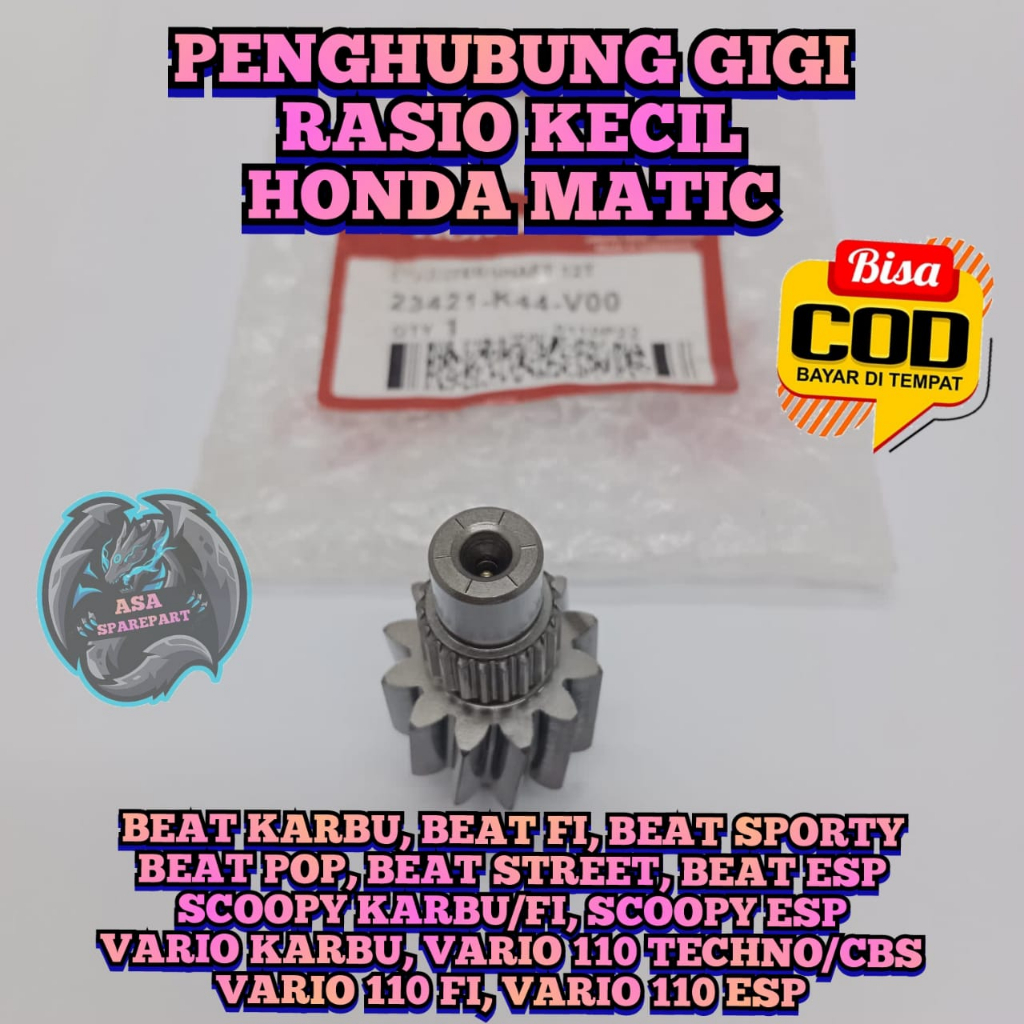 Jual GIGI PENGHUBUNG GEAR RASIO KECIL HONDA MATIC ASLI ORIGINAL HONDA ...