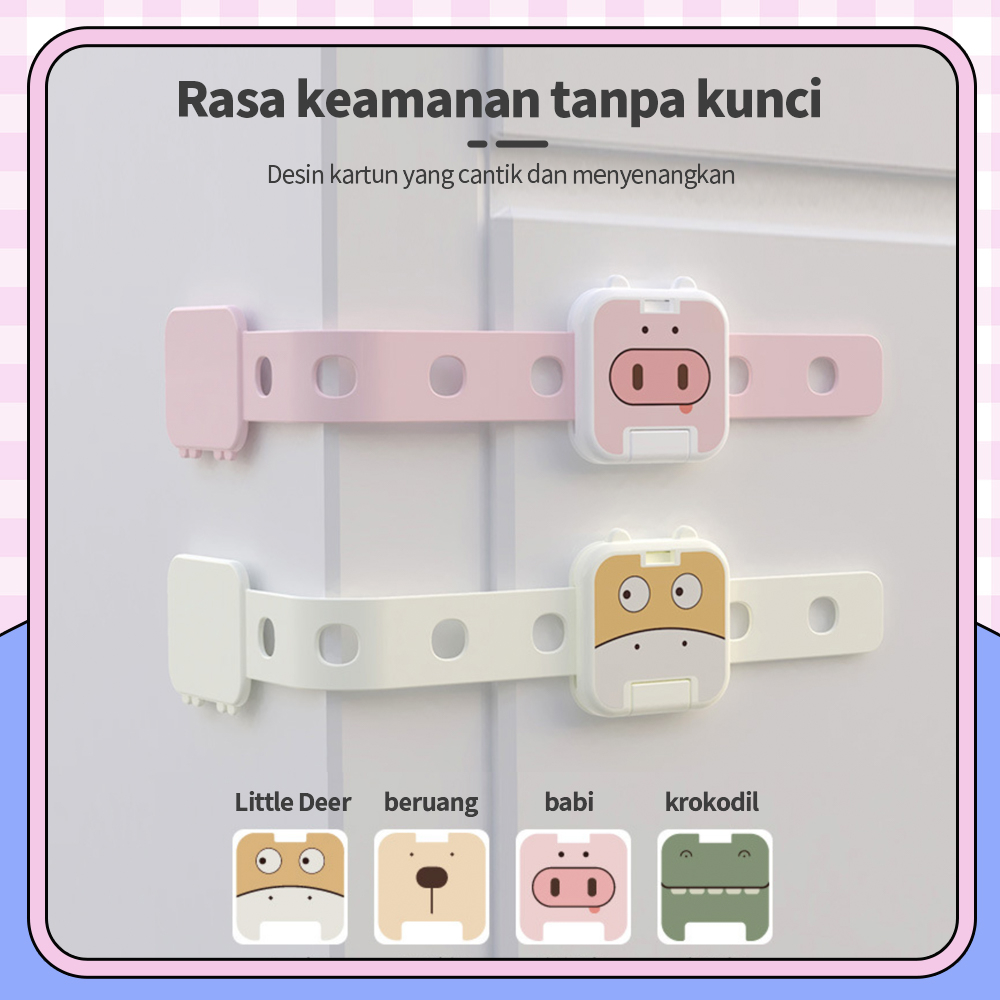 Jual Kunci Lemari Kunci Laci Safety Lock Pengaman Lemari Pengunci Lemari Pengunci Kulkas