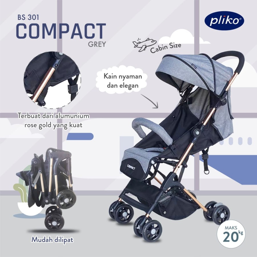 Stroller pliko untuk travelling online