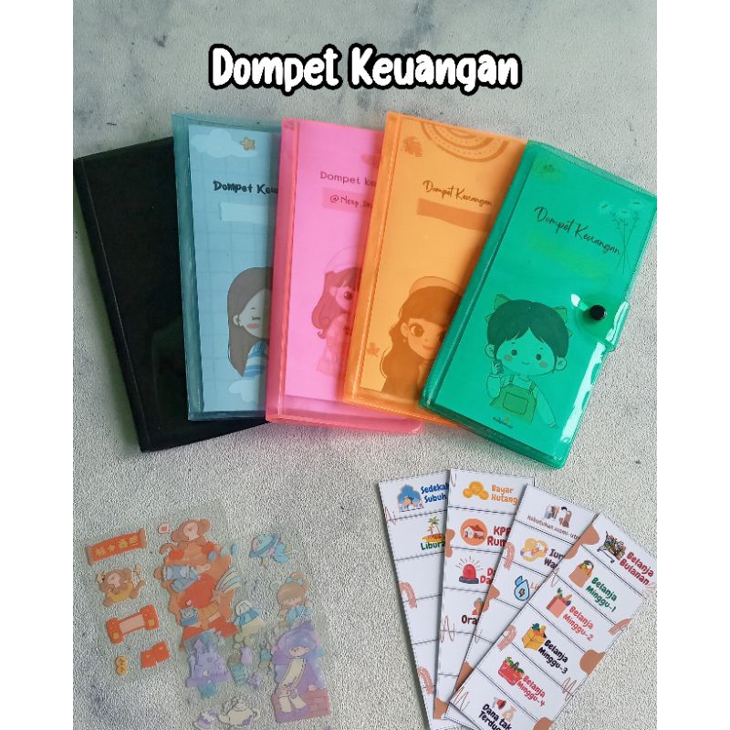 Jual Dompet Disiplian Keuangan FREE STIKER Dompet Budgeting | Shopee ...