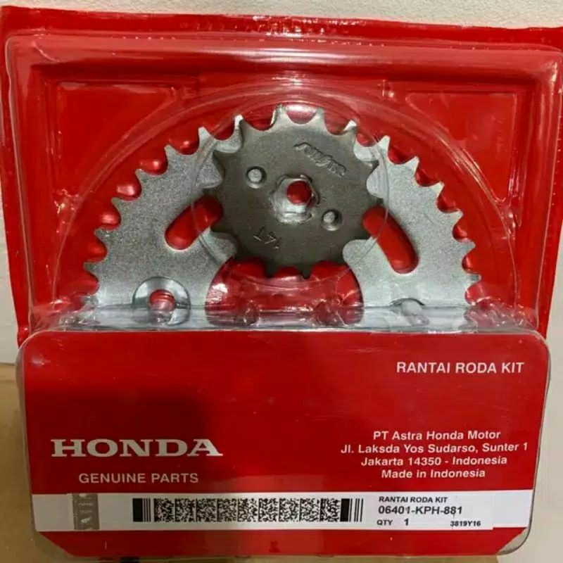 Jual Ger set rantai honda supra 125 revo supra fit kode KPH Shopee