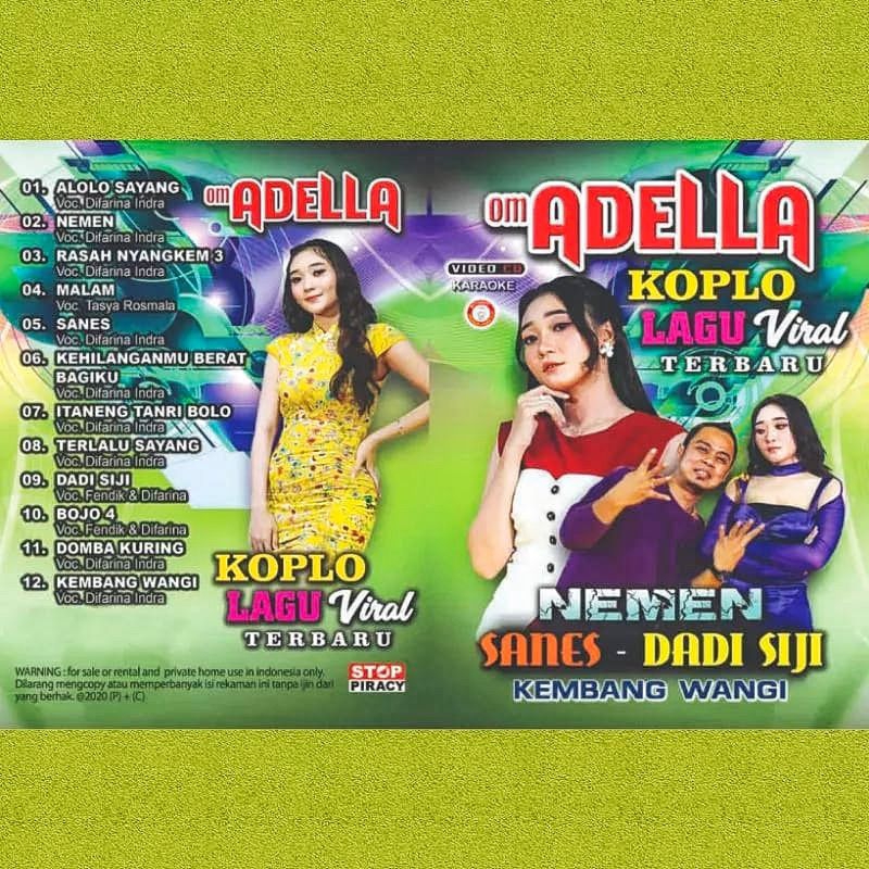 Jual KASET Lagu Dangdut Om Adella TERBARU(Nemen) | Shopee Indonesia