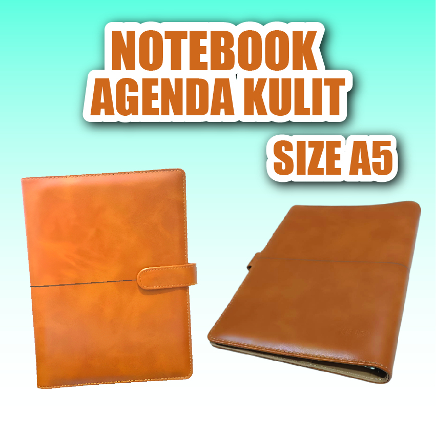 Jual Notebook Agenda Kulit Buku Catatan Kerja Ukuran A5 | Shopee Indonesia