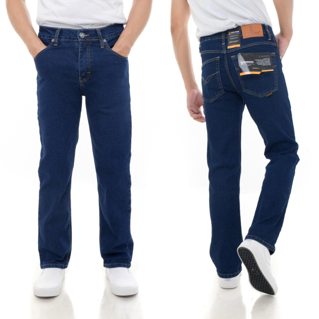 Jual STANDAR STRETCH BIG SIZE JEANS PRIA/Celana jeans pria slimfit