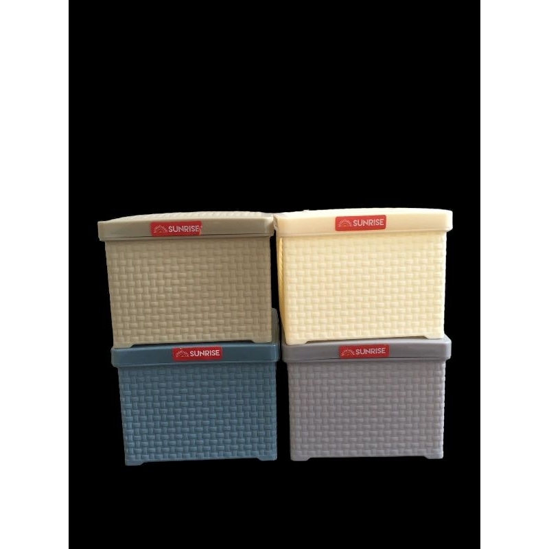 Jual apollo kotak tissue segi plastik motif rotan/tempat tissue segi ...