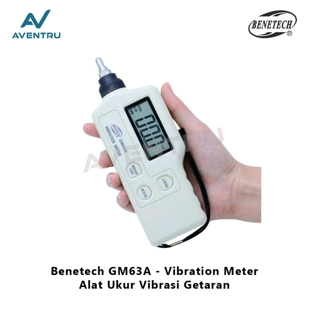 Jual Benetech GM63A Vibration Meter Alat Ukur Vibrasi Getaran GM 63A ...