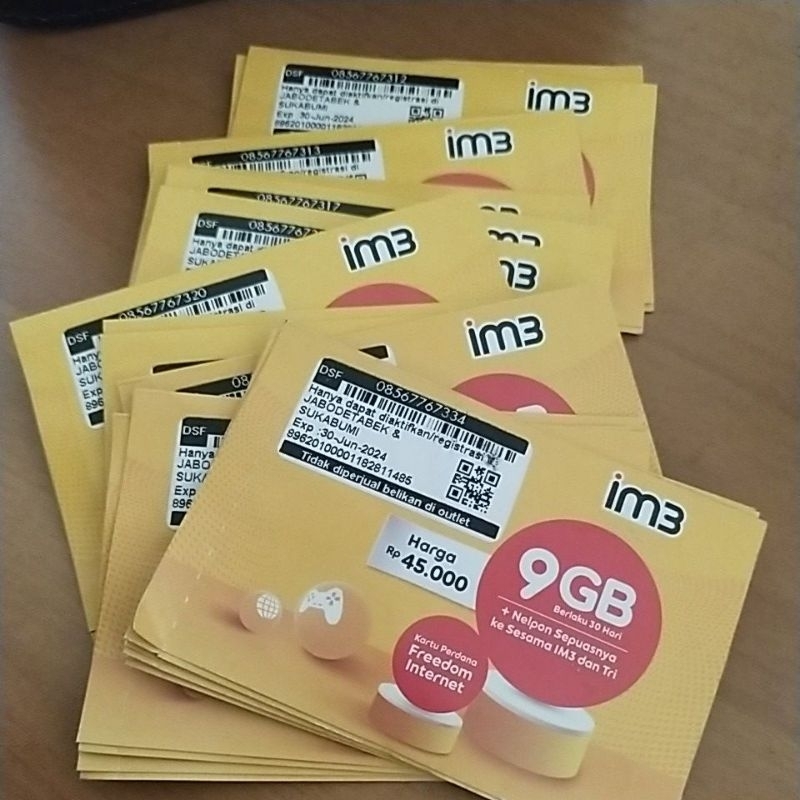 Jual 9gb Perdana Indosat ORI 30 Hari ( Aktif ) | Shopee Indonesia